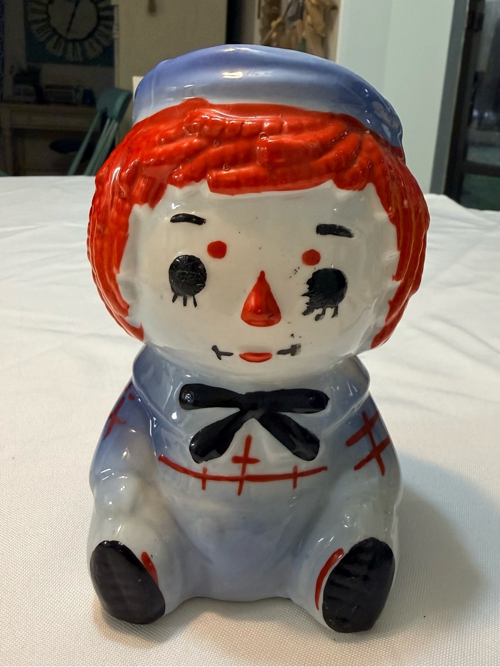 VTG raggedy Andy ceramic head planter/vase
4149 made in China